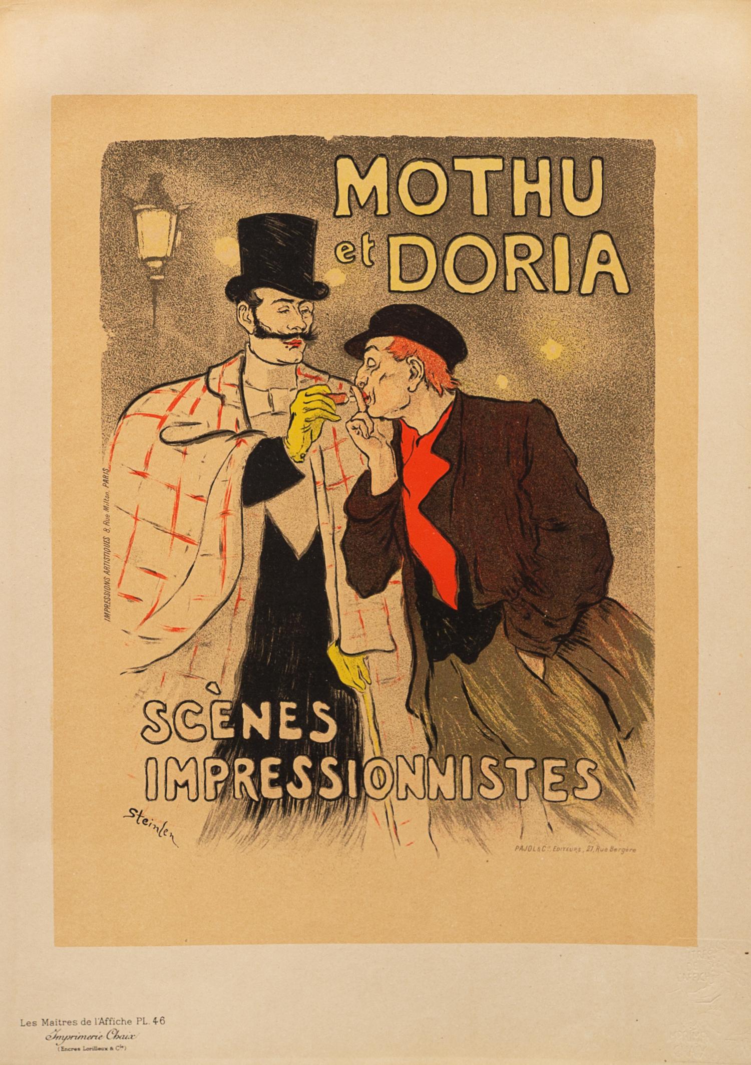 Théophile Alexandre Steinlen, (French/Swiss, 1859-1923), Mothu et Doria
