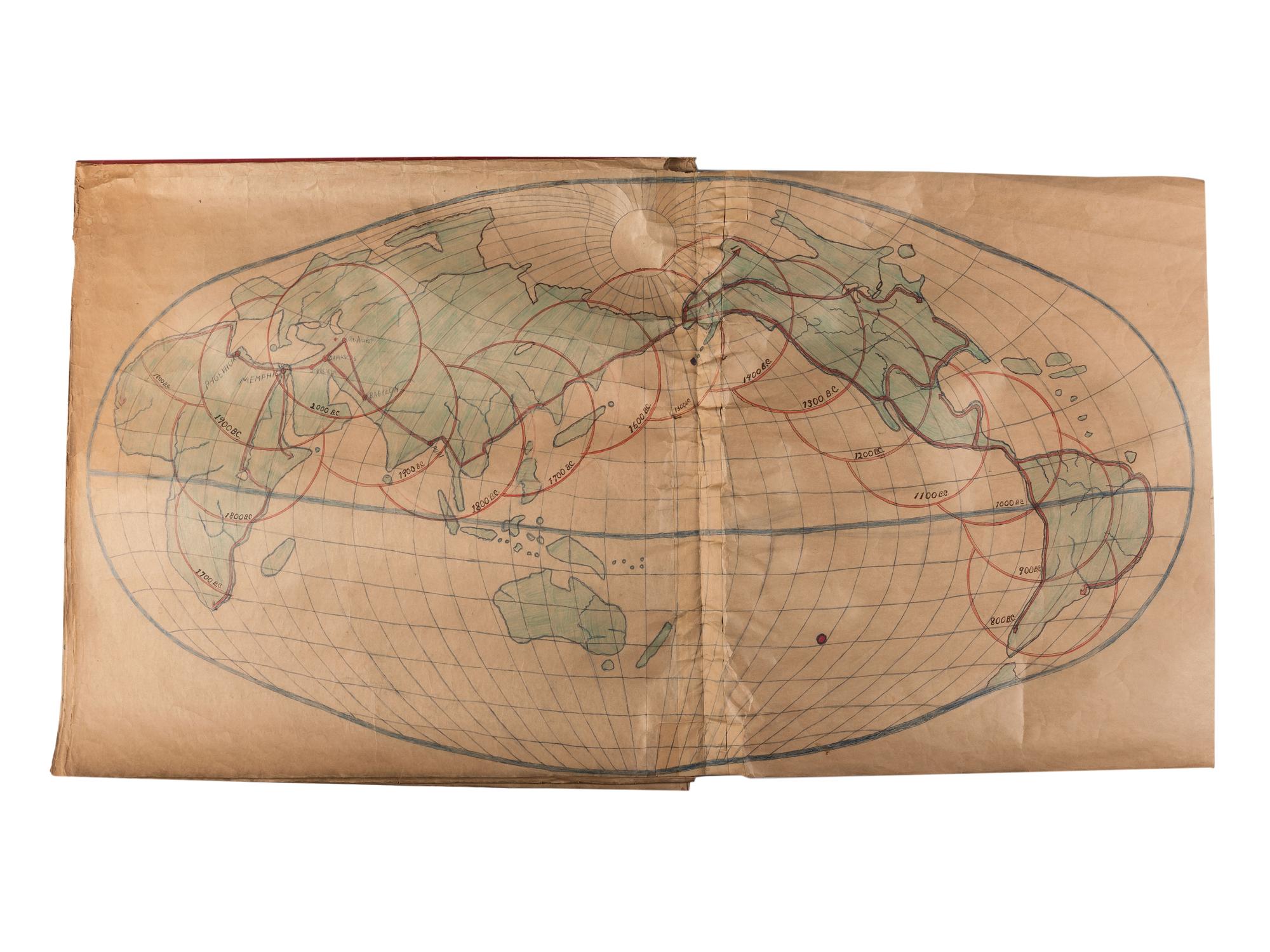 A Bound Set of Folk Art Scientific Drawings