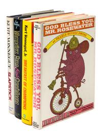 VONNEGUT, Kurt (1922-2007). A group of 4 works by Kurt Vonnegut, ALL FIRST EDITIONS.