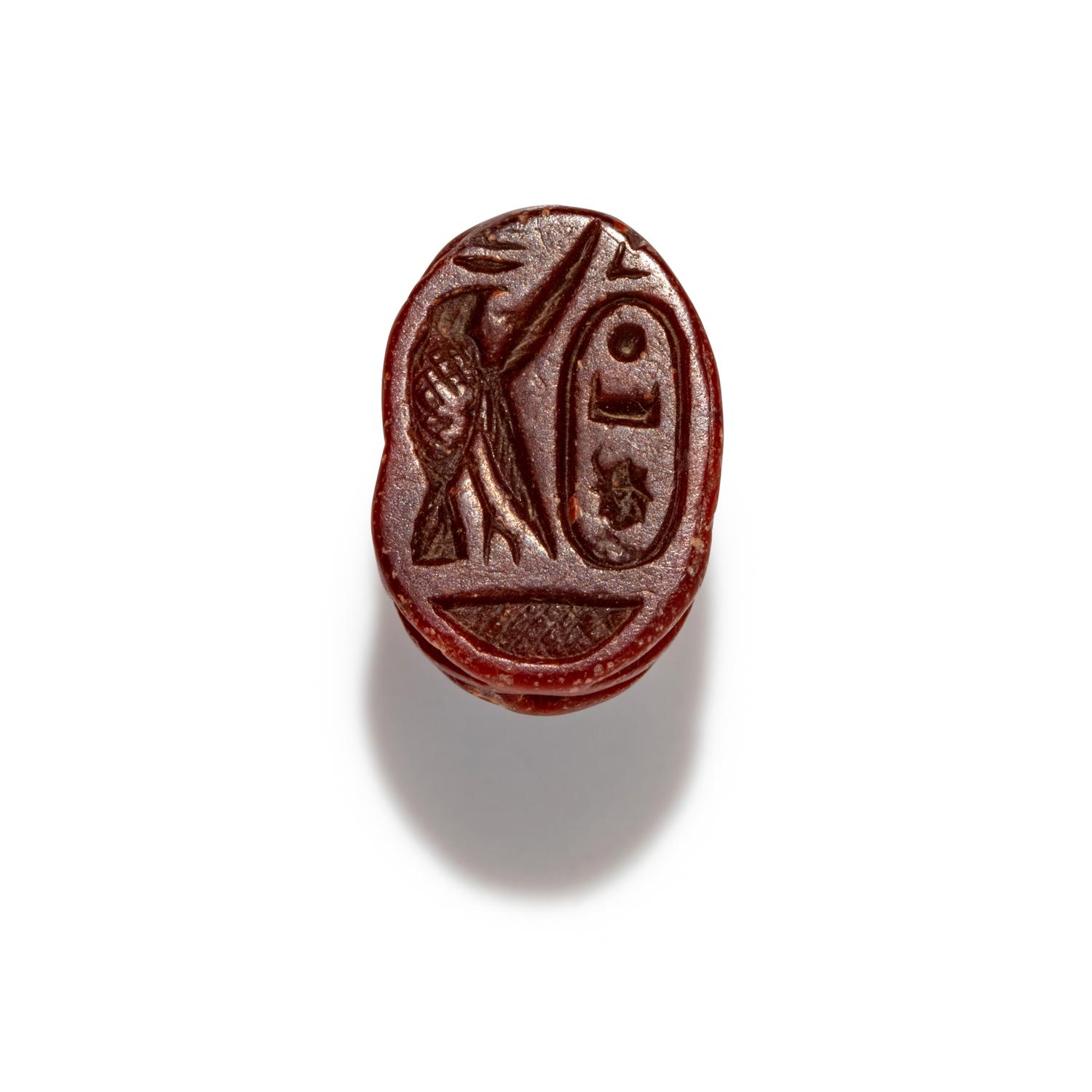 A Phoenician Carnelian Scarab with Cartouche