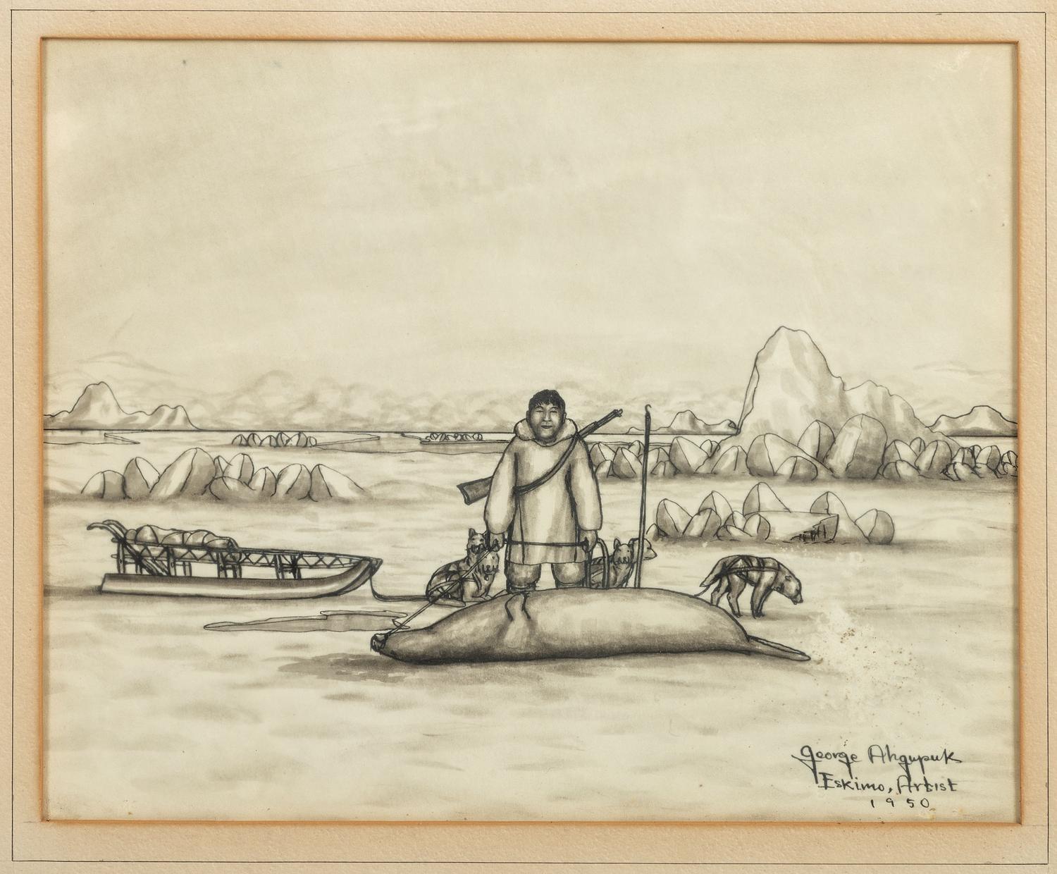 untitled, hunter with catch