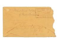 [LINCOLN'S FUNERAL]. TOWNSEND, Edward Davis (1817-1893). Autograph letter, signed ("E.D. Townsend"), to Dr. Charles Brown, Washington, D.C., 20 April 1865.