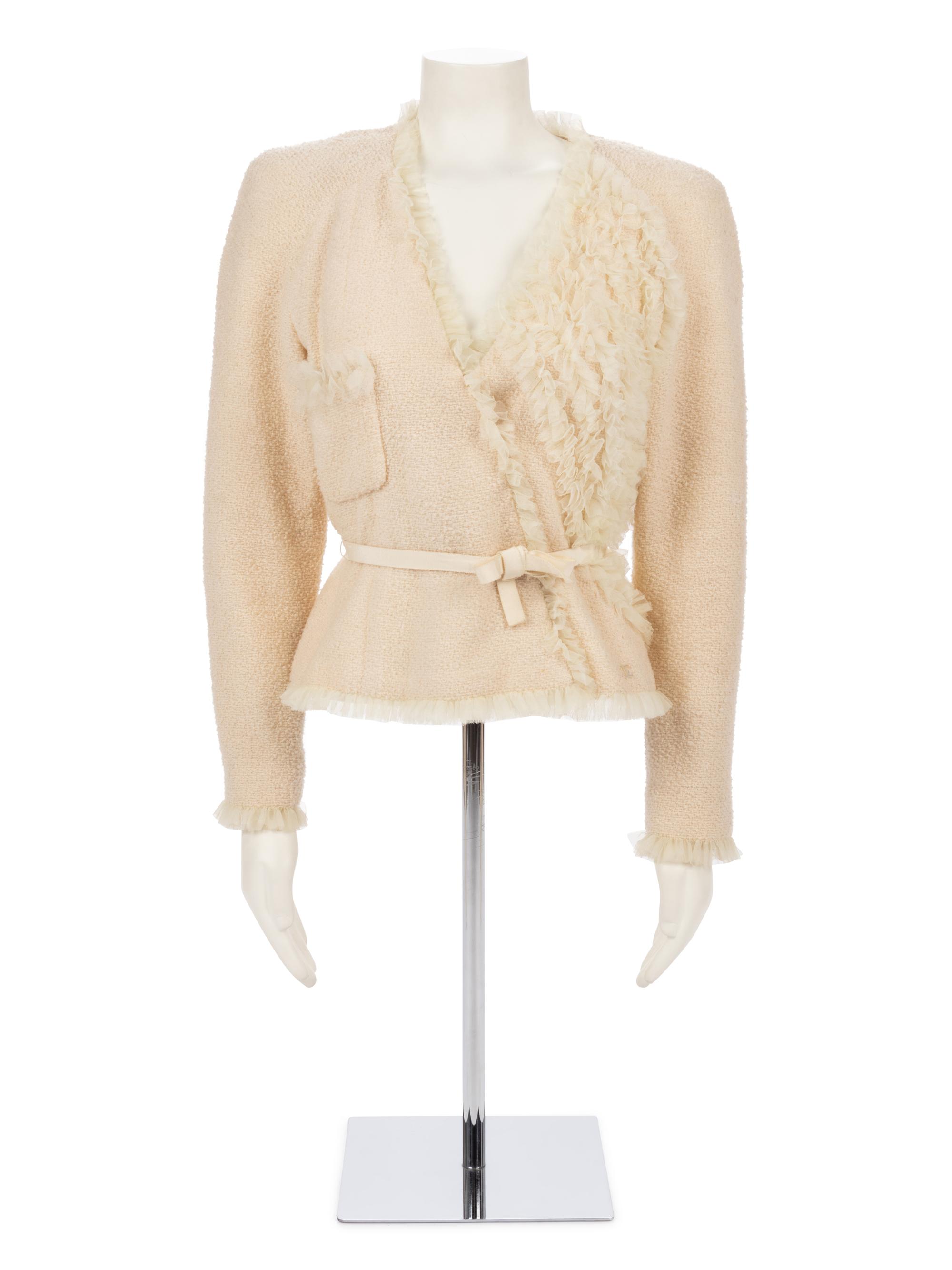 Chanel Cream Wrap Jacket, 2002