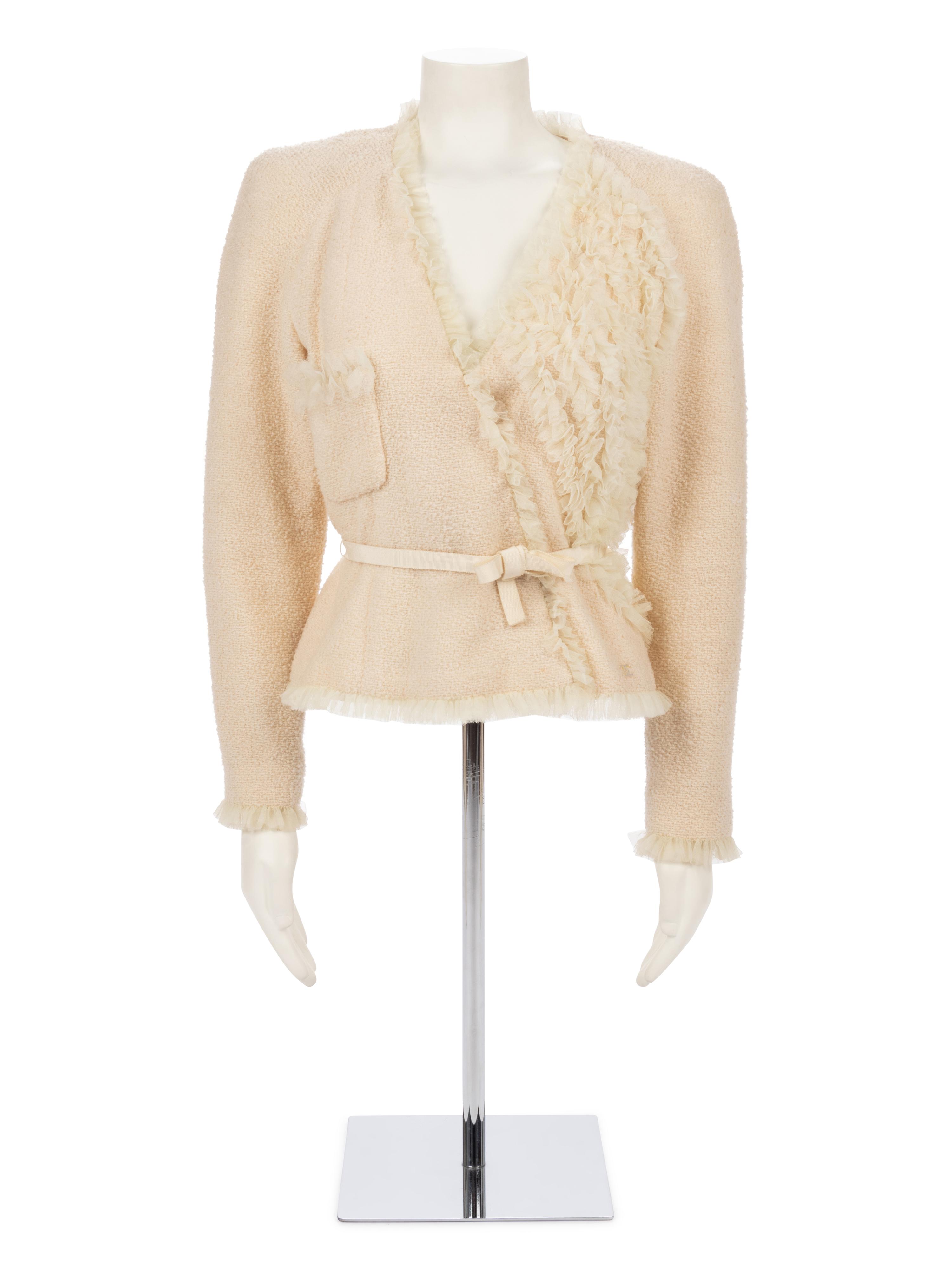 Chanel Cream Wrap Jacket, 2002