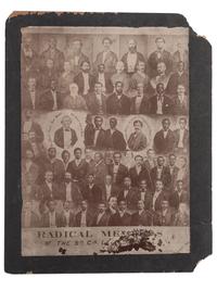 [RECONSTRUCTION]. Radical Members of the So. Ca. Legislature. [J.G. Gibbes]: [Columbia, SC], [1868].