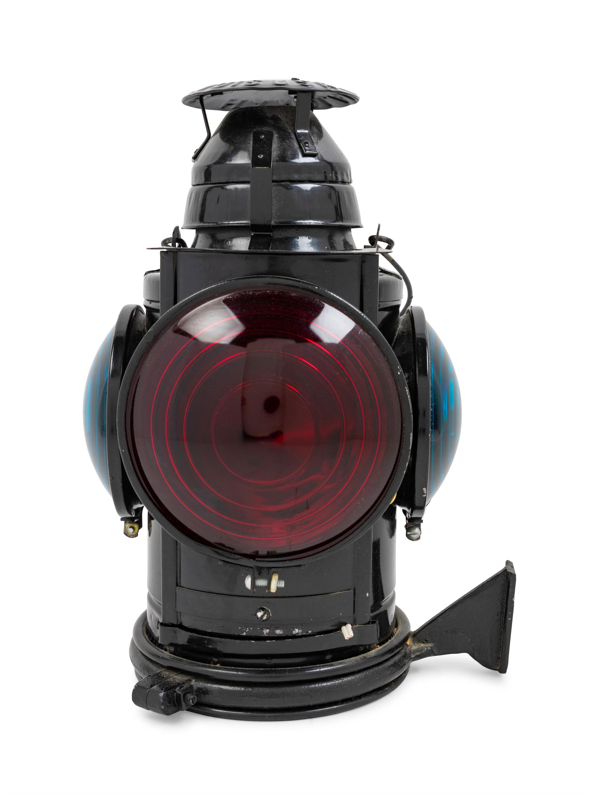 A Group of Six Handlan Signal Lanterns
