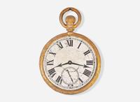 A painted zinc Pocket Watch trade sign, late 19th century