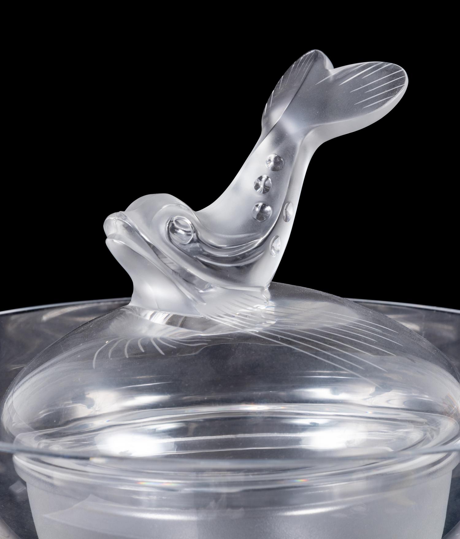 A Lalique Igor Caviar Server