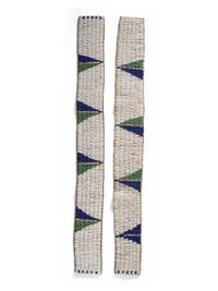Sioux Beaded Hide Legging Strips