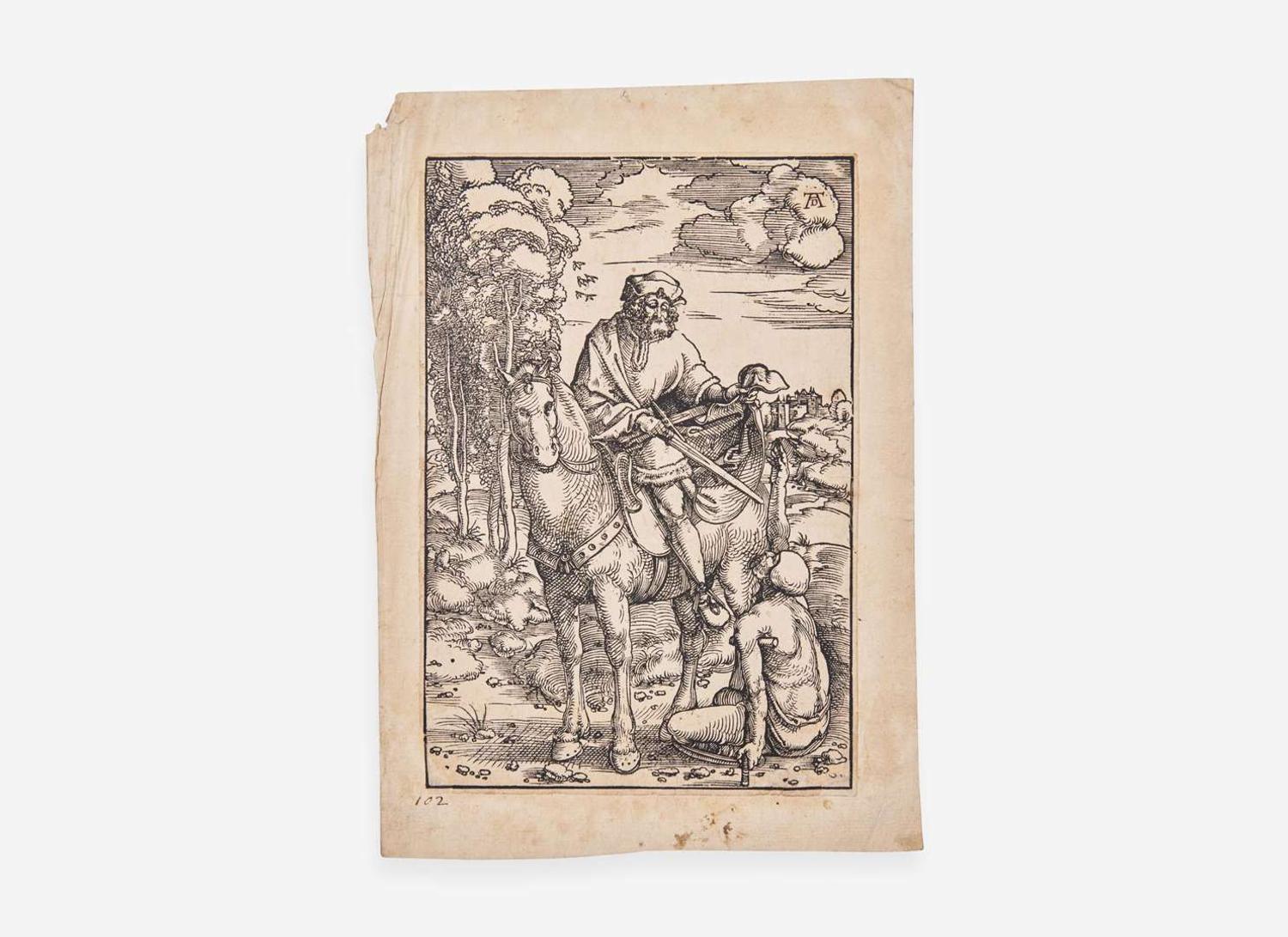 Hans Baldung (German, B.C. 1484–1545) - Saint Martin on Horseback