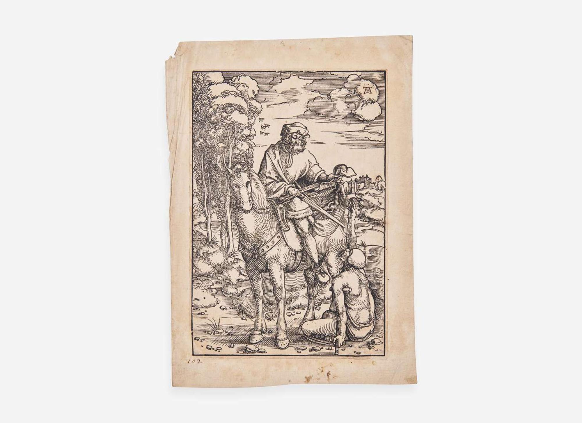 Hans Baldung (German, B.C. 1484–1545) - Saint Martin on Horseback