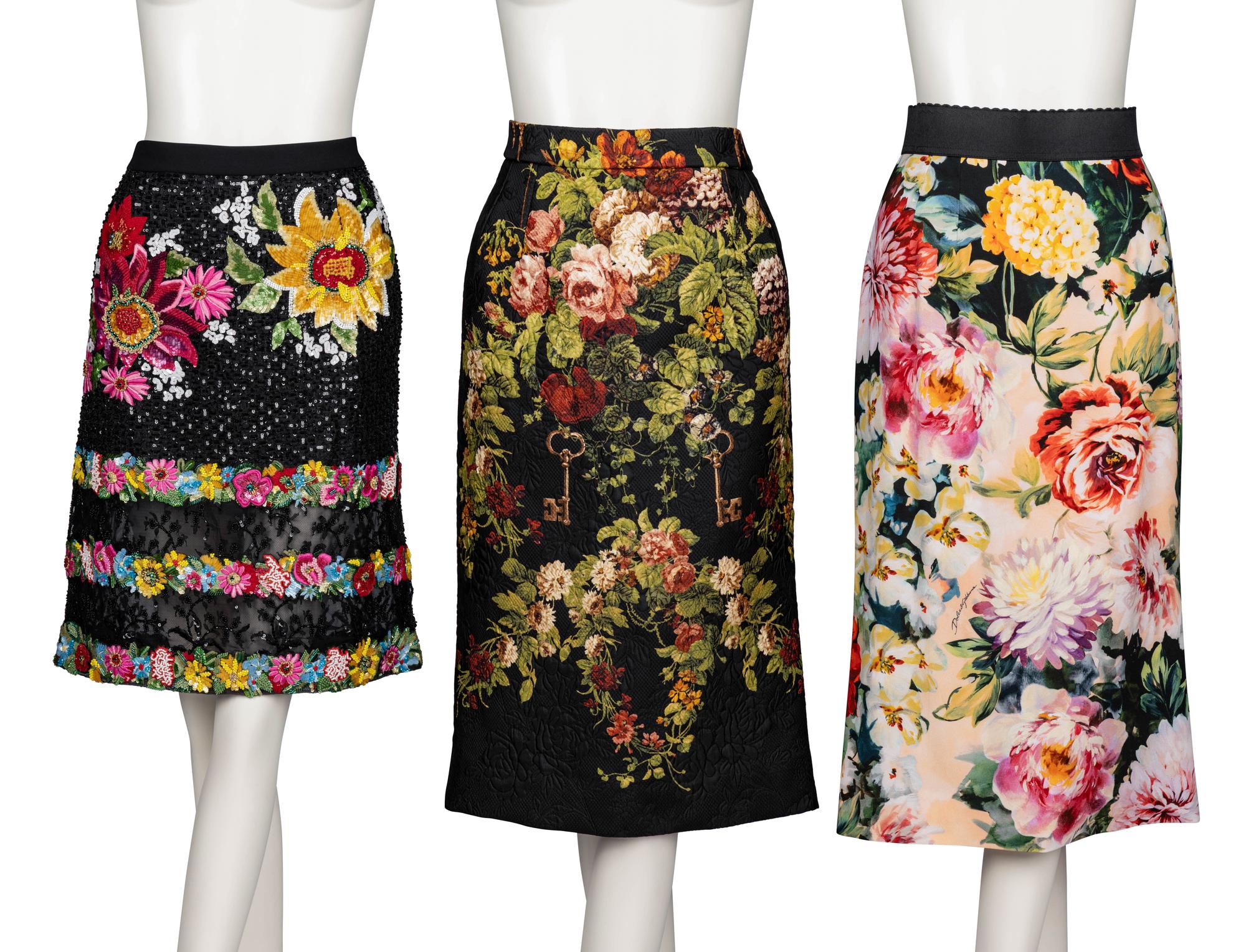 Three Italian Designer Skirts