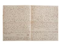 [ENSLAVEMENT & ABOLITION]. A group of 4 documents identified to the Carr and Tebbs families of Virginia, incl. references to the manumission and sale of enslaved persons.
