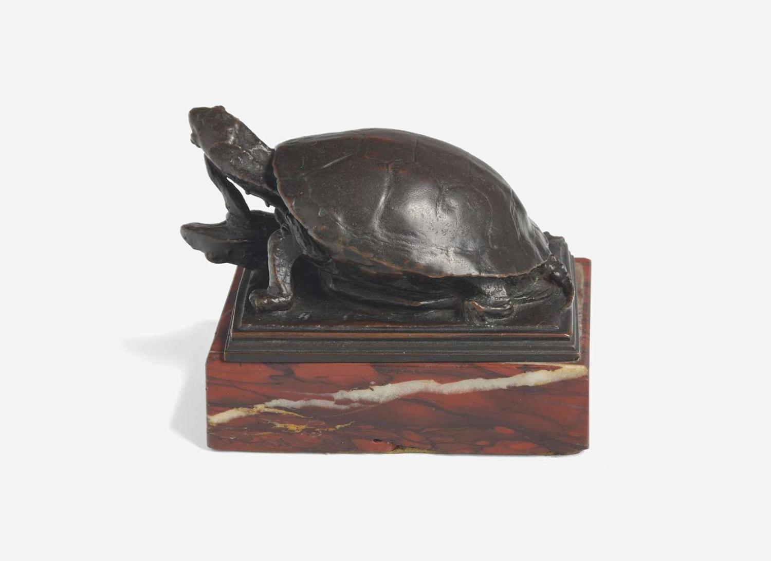 Albert Laessle (American, 1877–1954) - Turtle Eating a Frog