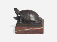 Albert Laessle (American, 1877–1954) - Turtle Eating a Frog