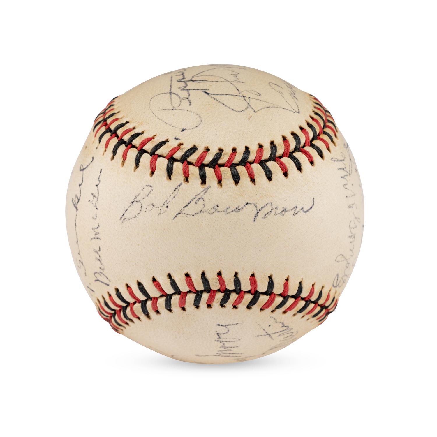 A 1939 St. Louis Cardinals Team Signed Autograph Baseball (JSA Letter of Authenticity),