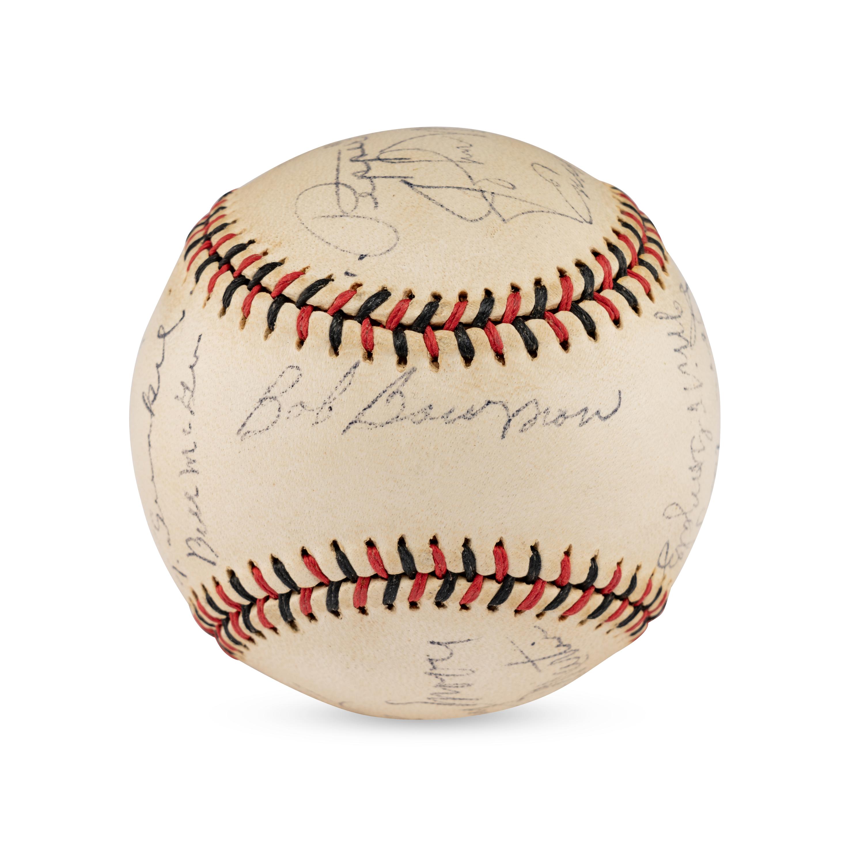 A 1939 St. Louis Cardinals Team Signed Autograph Baseball (JSA Letter of Authenticity),