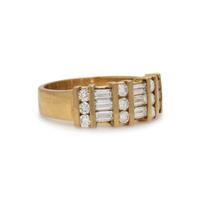 Yellow Gold and Diamond Ring