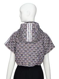 GUCCI x ADIDAS, MONOGRAM TWEED CROP JACKET - UNSOLD, FOR TAG SALE