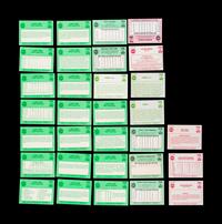 A Group of Assorted 1983, 1984, 1985 and 1986 Star Co. Basketball Cards, Including a John Stockton Rookie and Larry Bird Set,