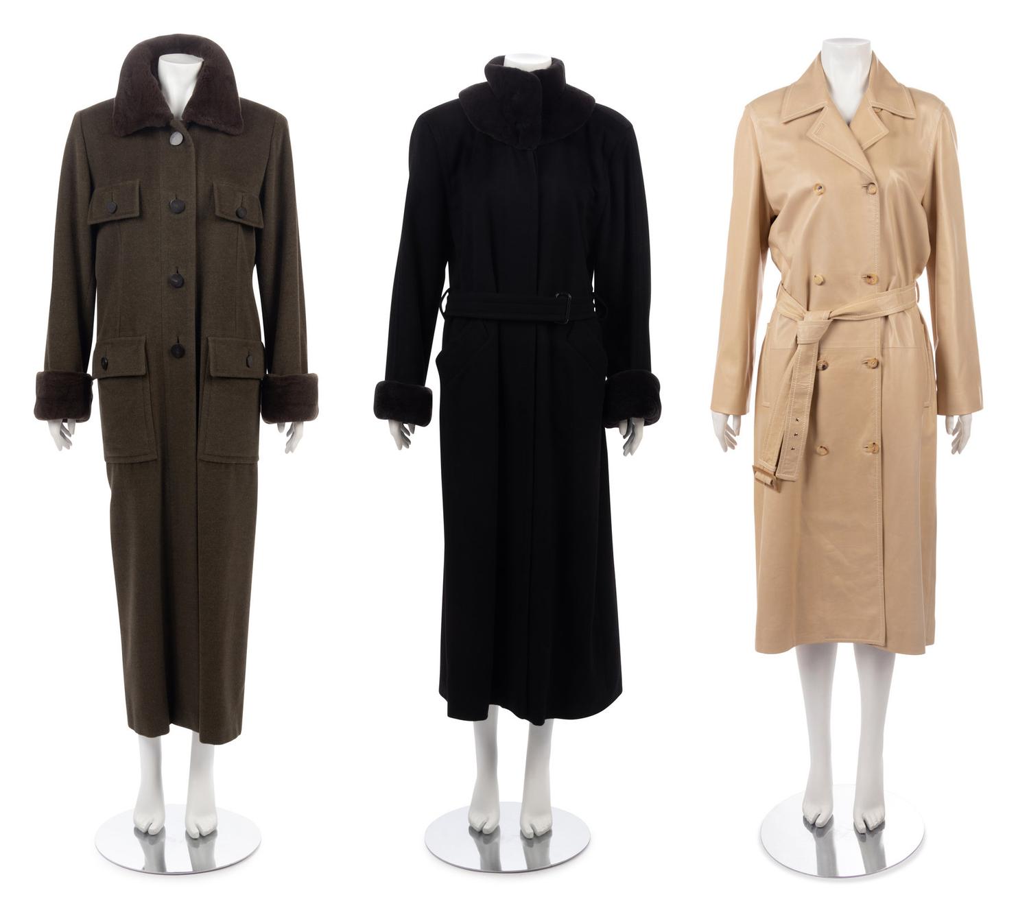 Three Designer Coats: One Celine, Two Bisang
