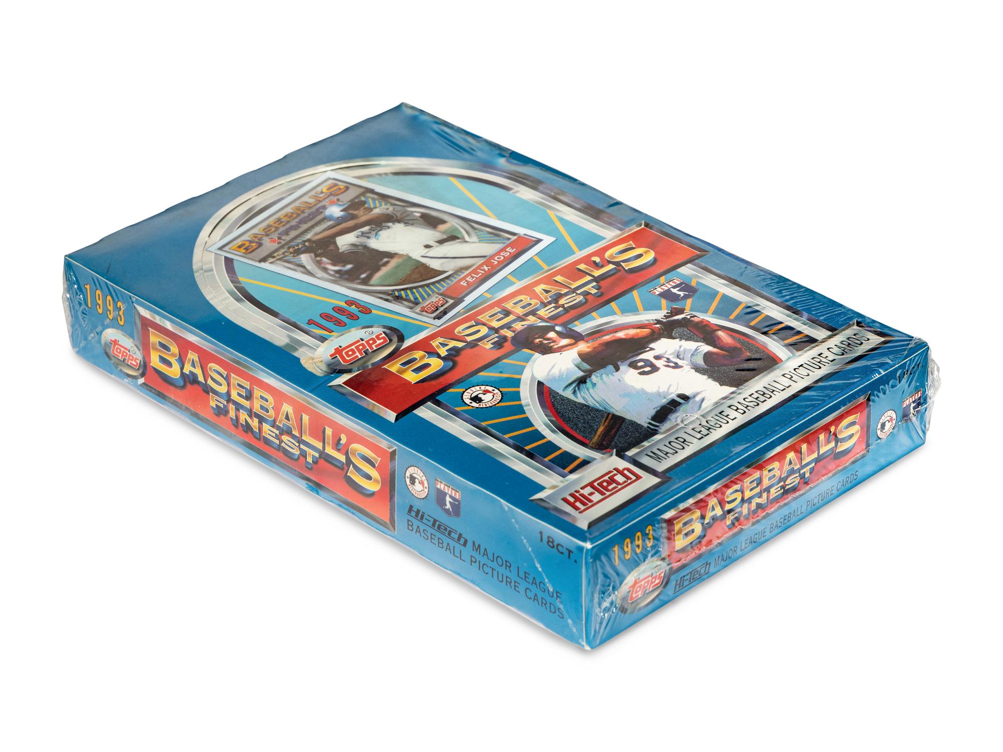 A Factory Sealed Box of 1993 Topps Finest Baseball Cards