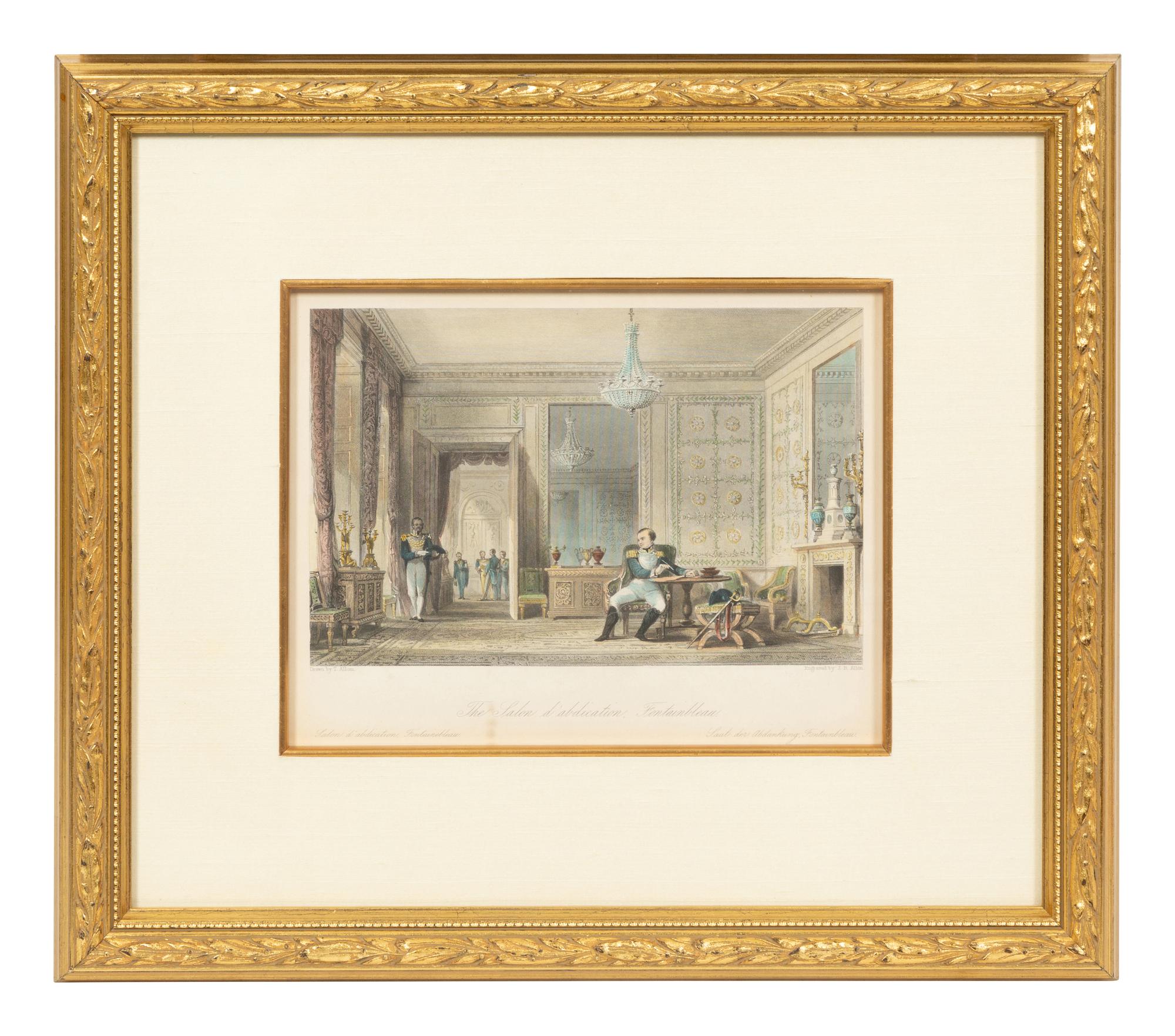 Two French Hand Colored Engravings