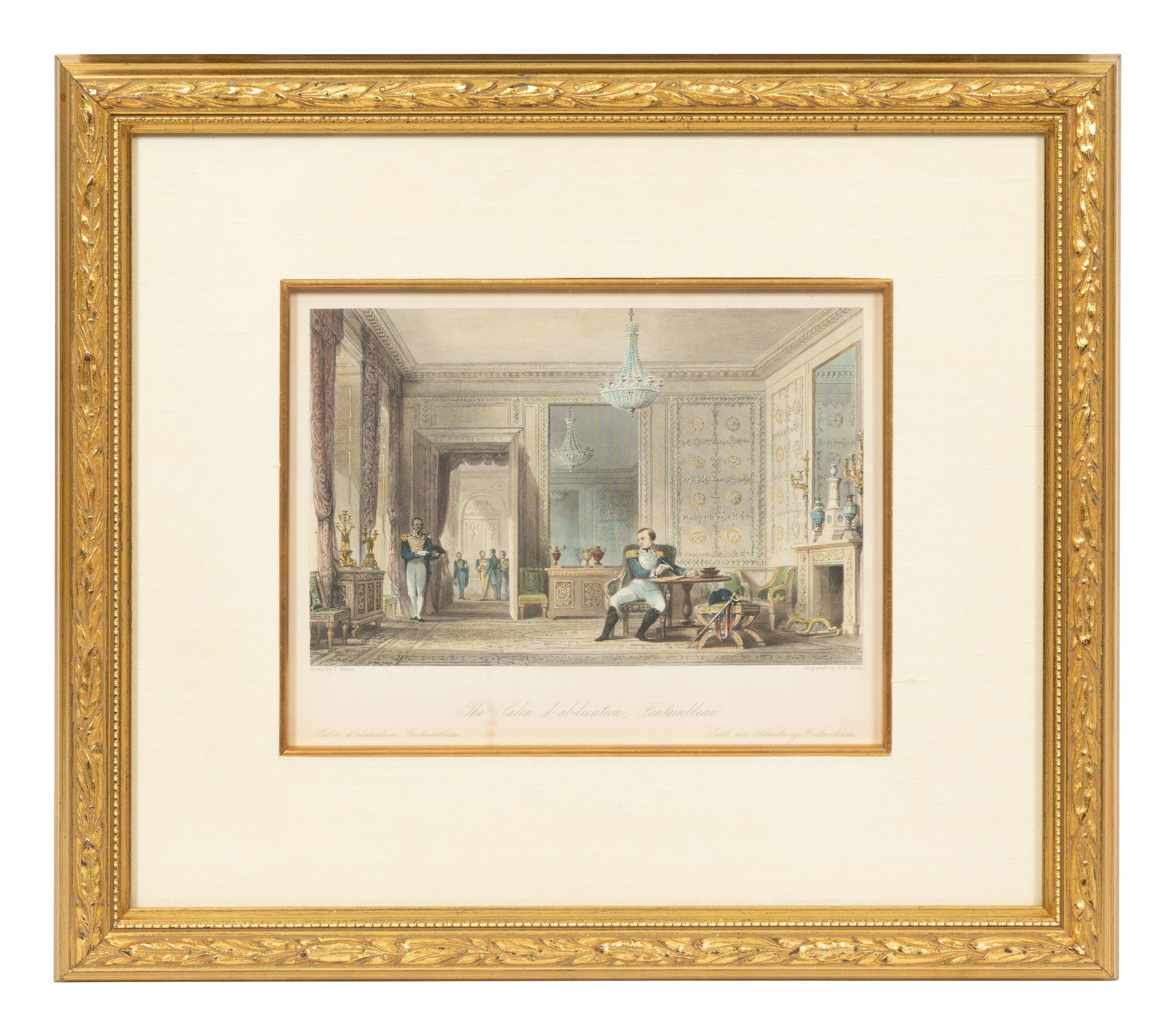 Two French Hand Colored Engravings