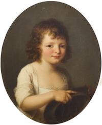 Attributed to Angelica Kauffmann (Swiss, 1741-1807) — Portrait of a Young Girl, Bust Length