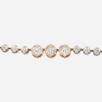 A diamond and bicolor gold necklace, Simon G