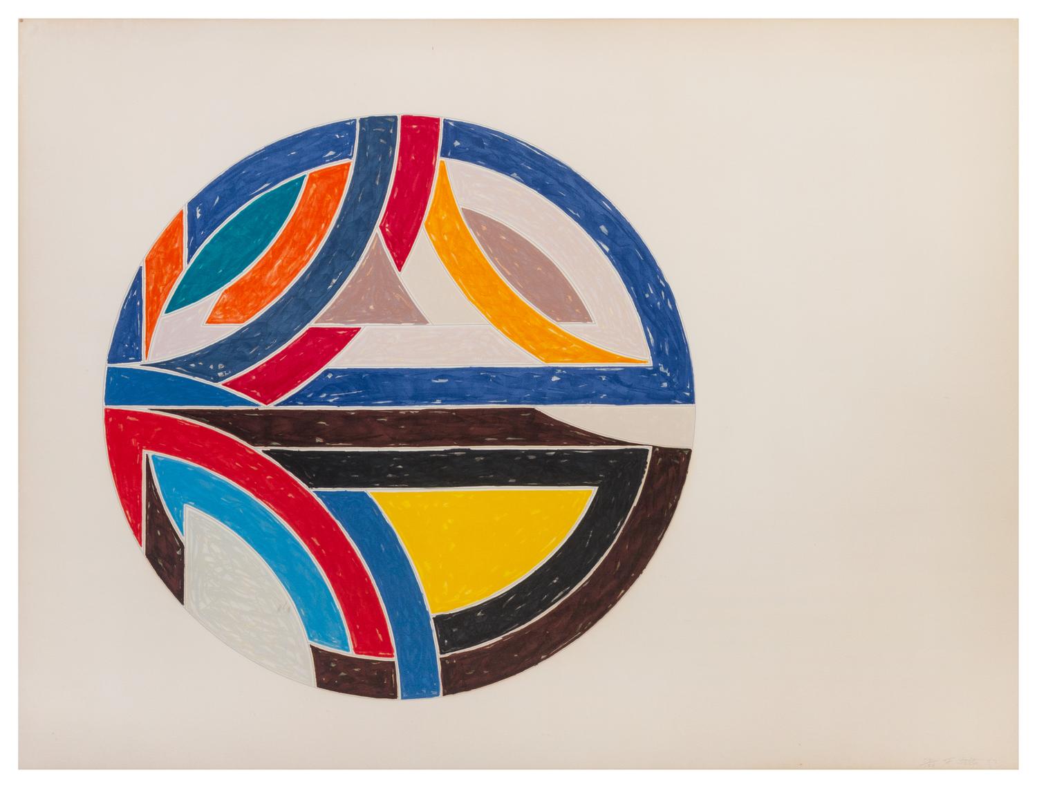 Frank Stella, (American, b. 1936), Sinjerli Variation III, 1977