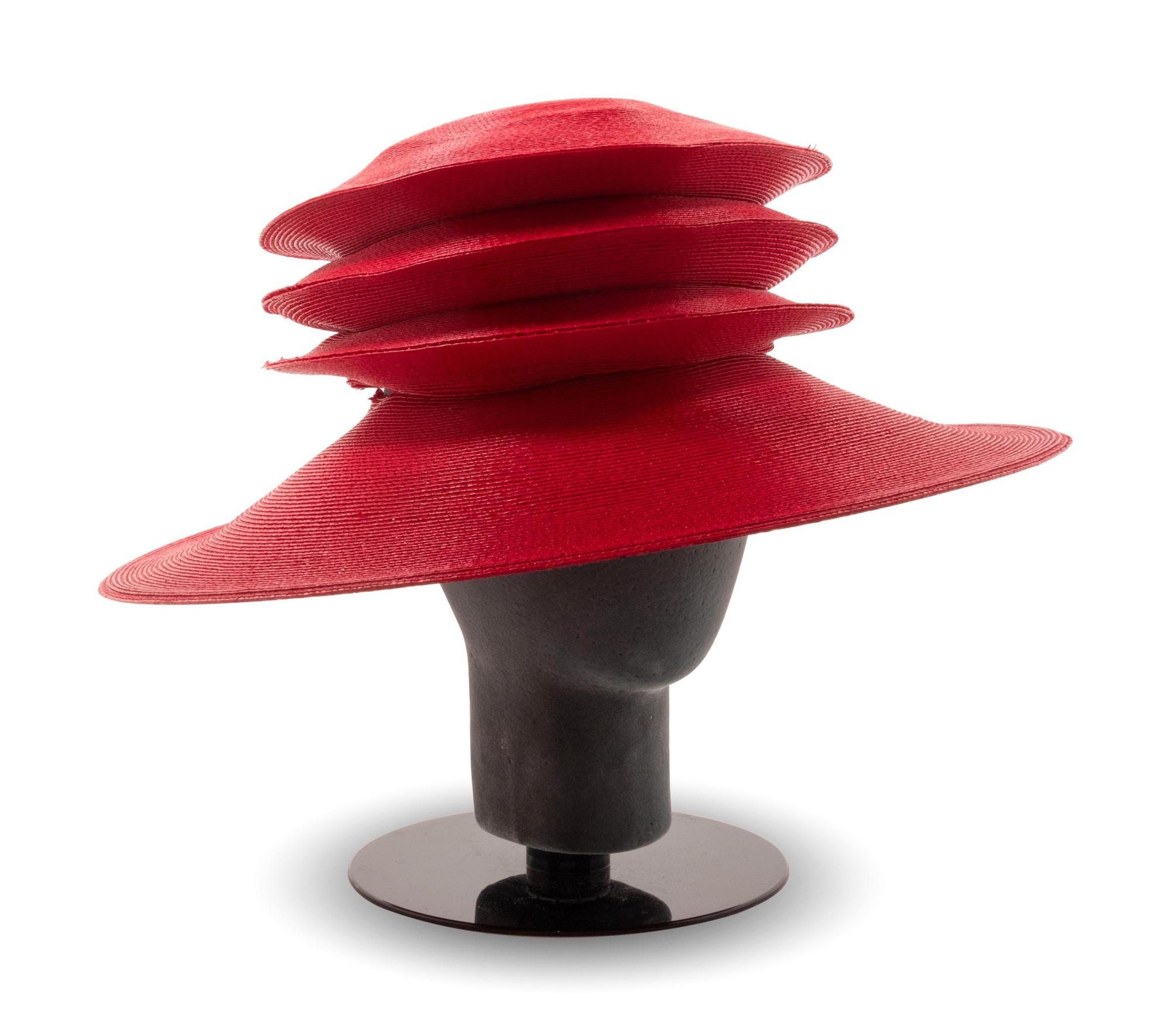 Two Kokin and One Frank Olive Red Hats, 1980-90s