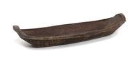 A Kwakwaka'wakw Wood Dish Height 7 1/4 x length 39 x width 13 1/2 inches. — SECOND HALF 19TH CENTURY