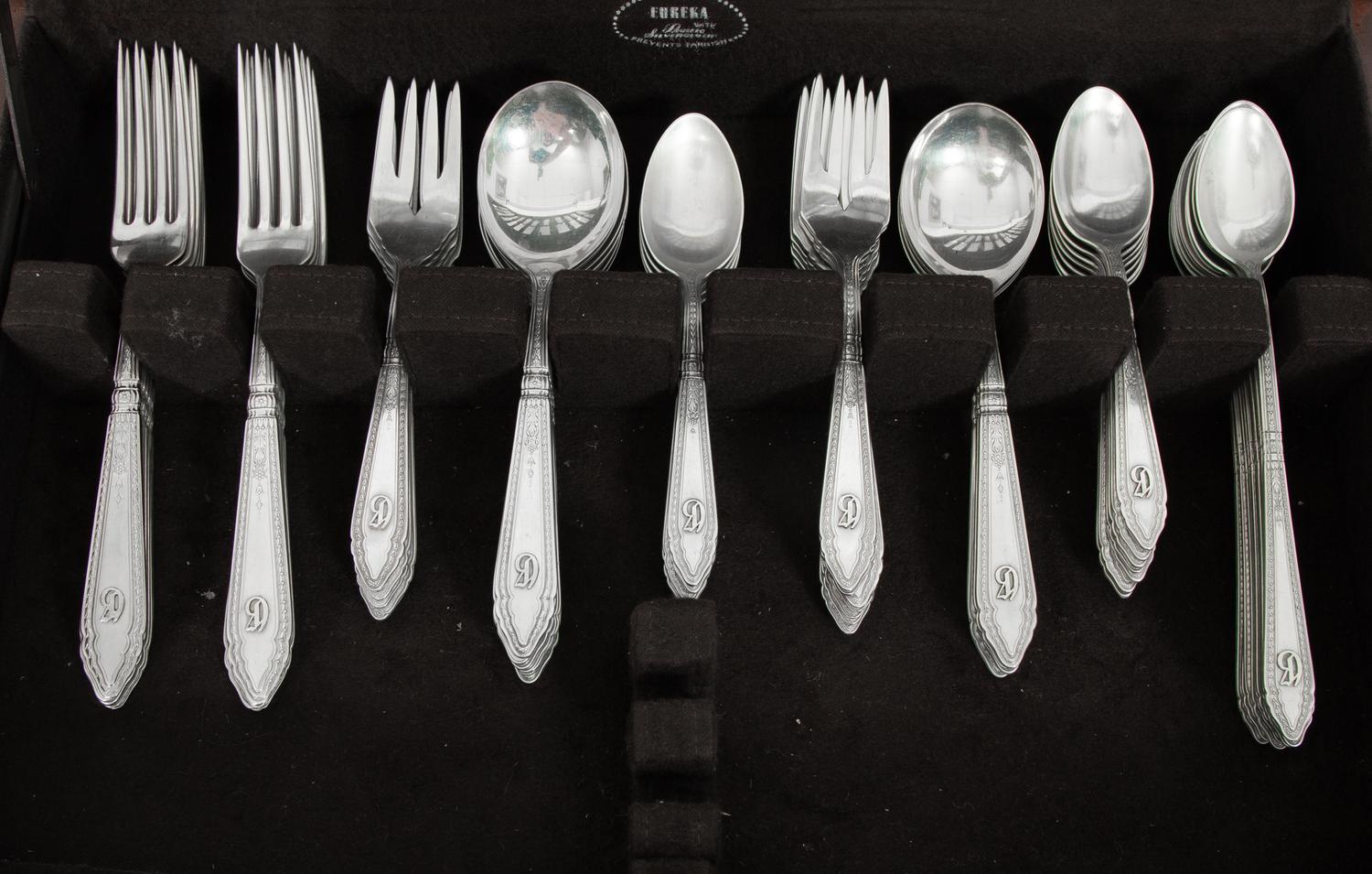 An American Silver Flatware Service