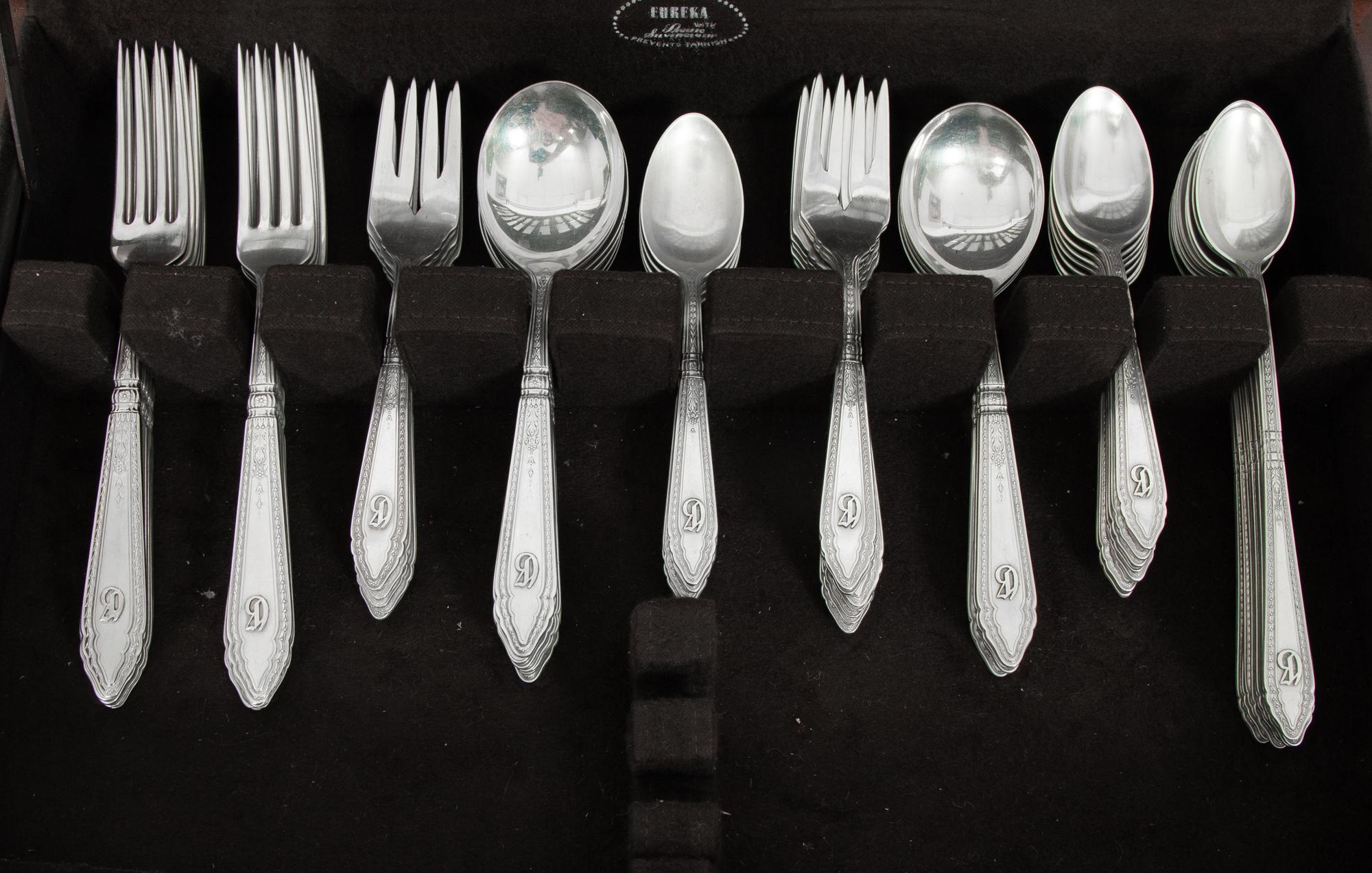 An American Silver Flatware Service