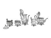 An American Silver Five-Piece Tea and Coffee Service