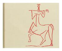 [PICASSO, Pablo (1881-1973)]. SOUCHÈRE, Dor de la. Picasso in Antibes. New York: Pantheon Books, 1960.
