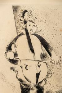 Der Musiker (plate 23 from Mein Leben ), 1922-1923