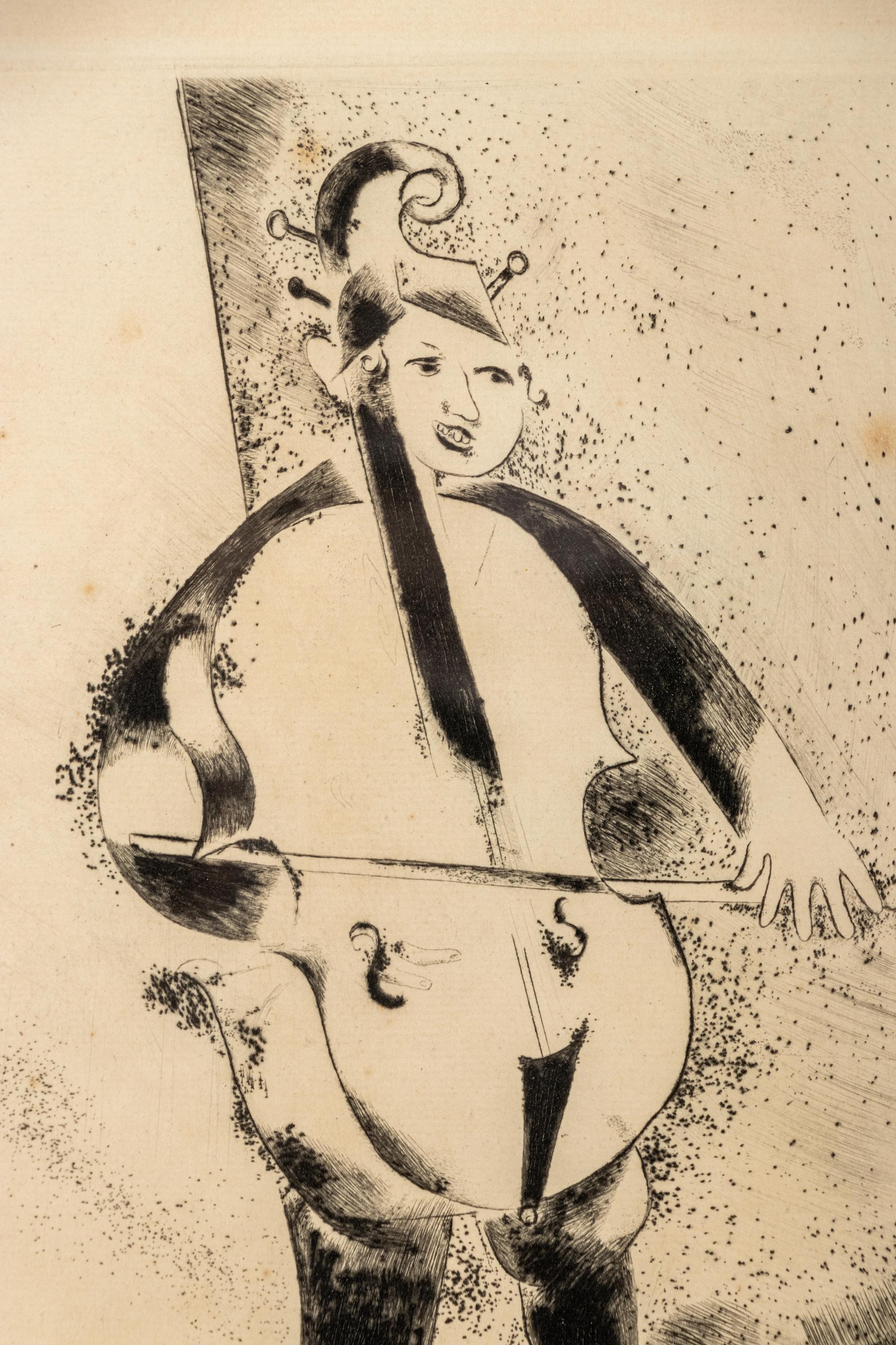 Der Musiker (plate 23 from Mein Leben ), 1922-1923