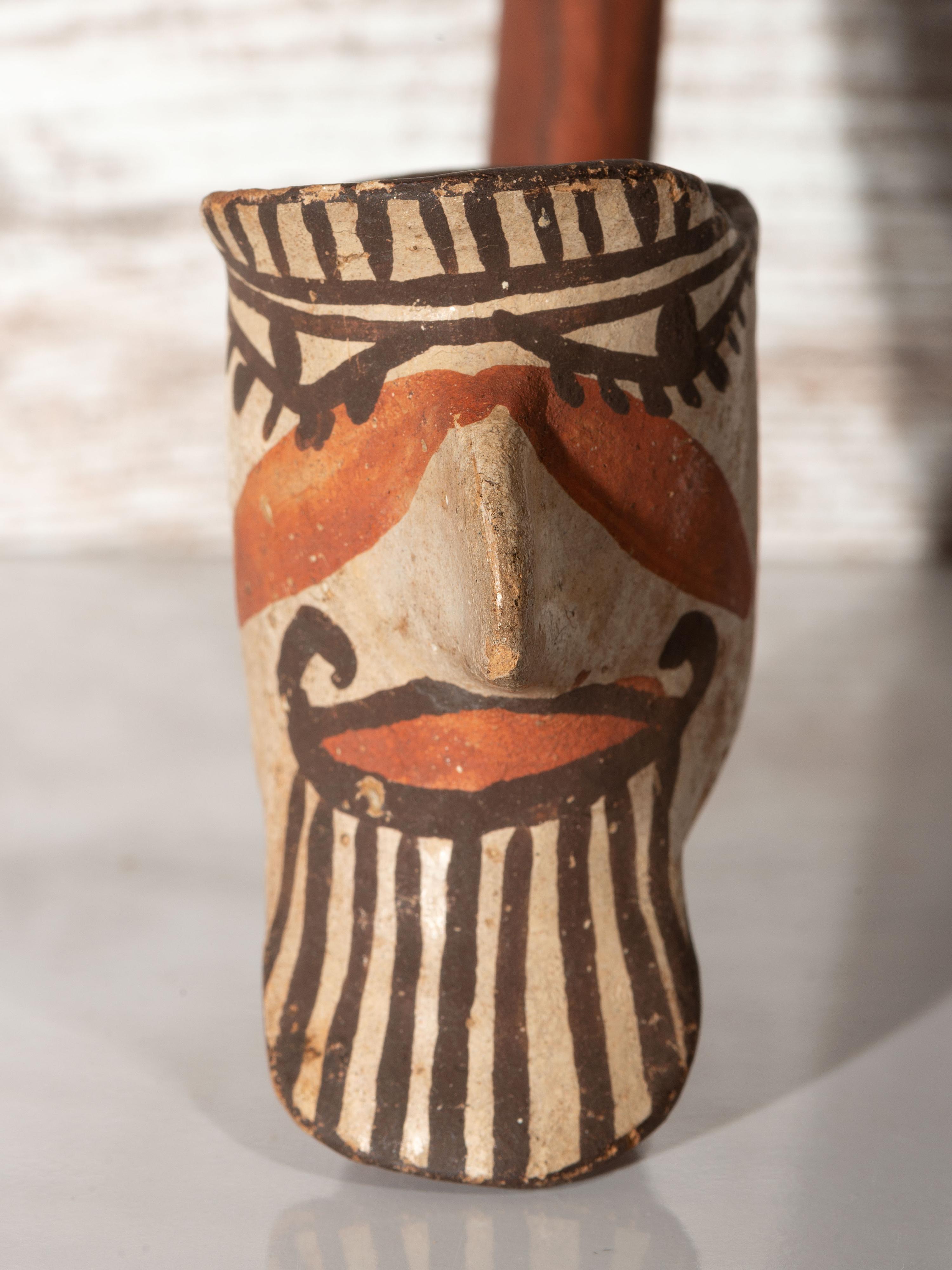 Collection of Pueblo Pottery Pipes