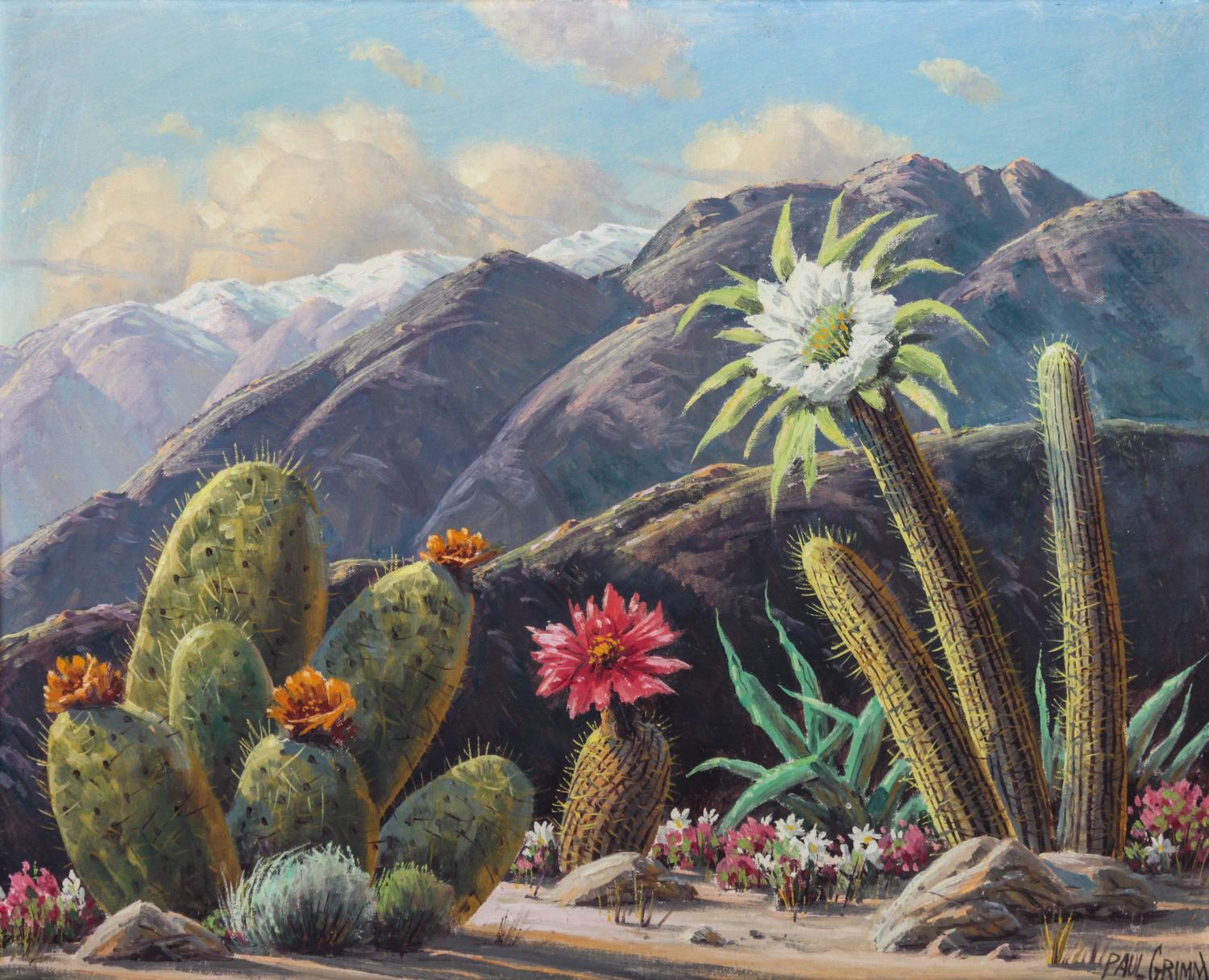 Paul Grimm, (American, b. 1891-1974), Desert Beauties