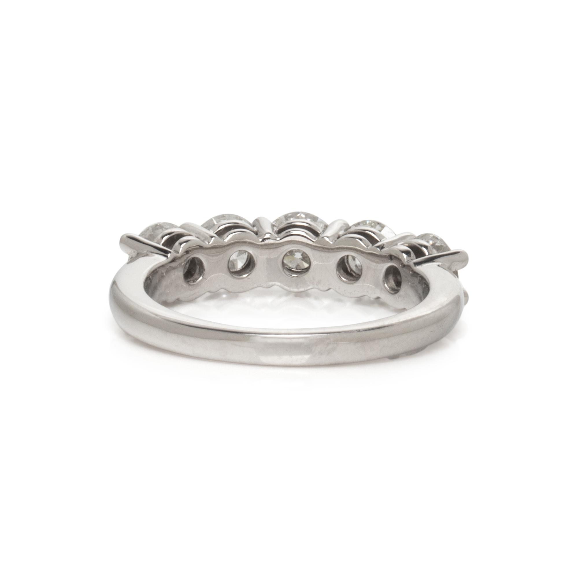 TIFFANY & CO., PLATINUM AND DIAMOND RING