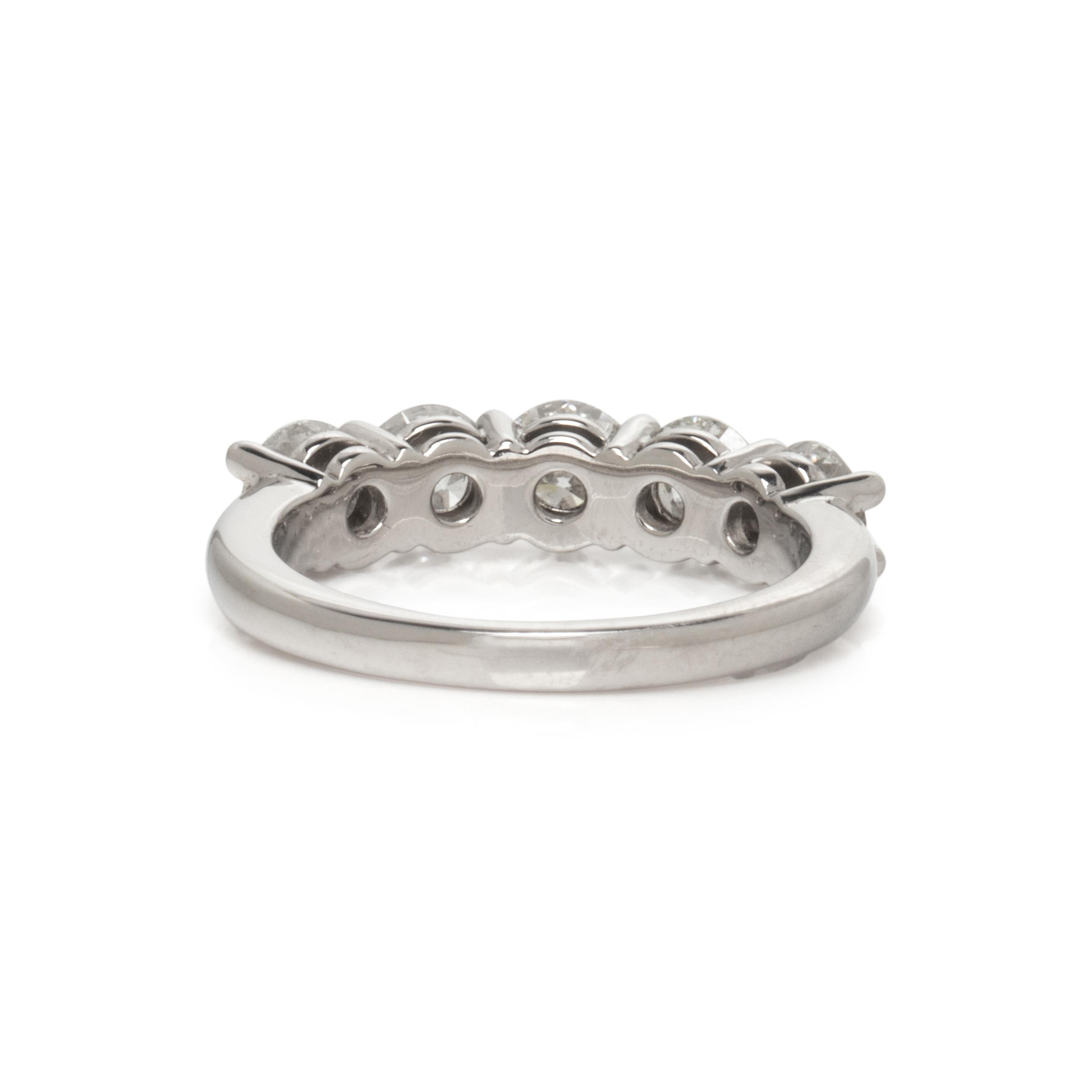 TIFFANY & CO., PLATINUM AND DIAMOND RING
