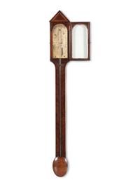 A George III Mahogany Stick Barometer
