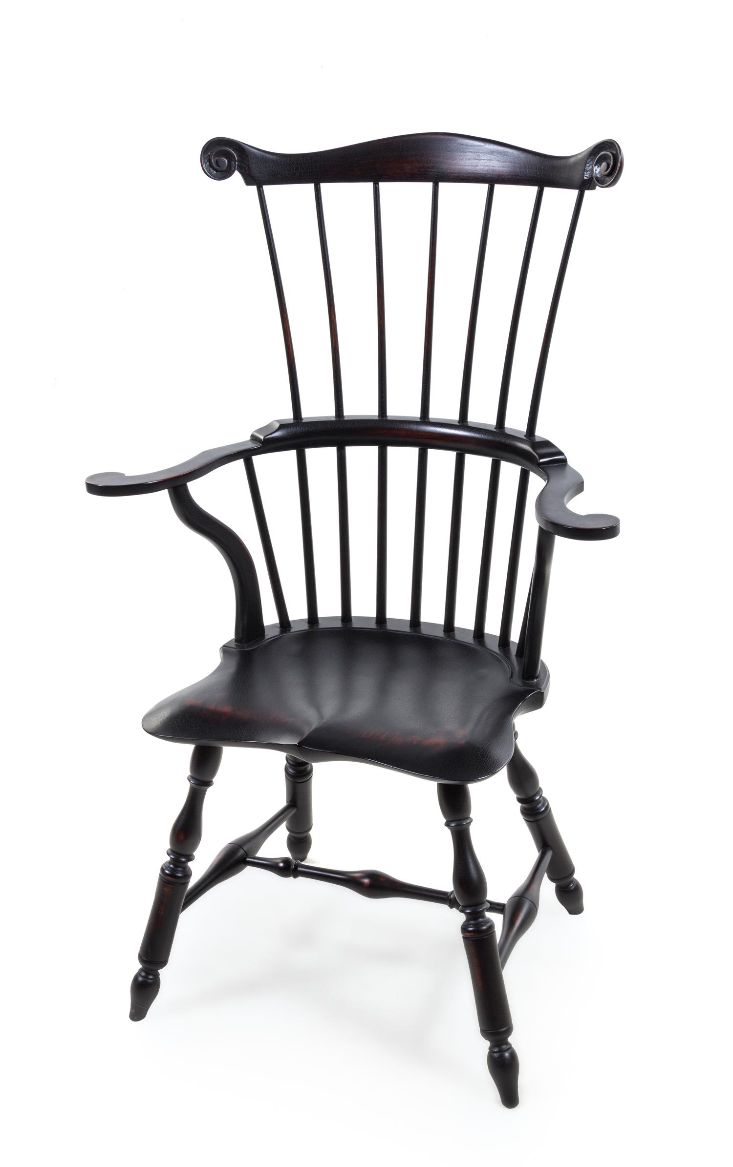 A Comb-Back Windsor Armchair Height 44 1/4 inches. — D.R. DIMES, 20TH CENTURY