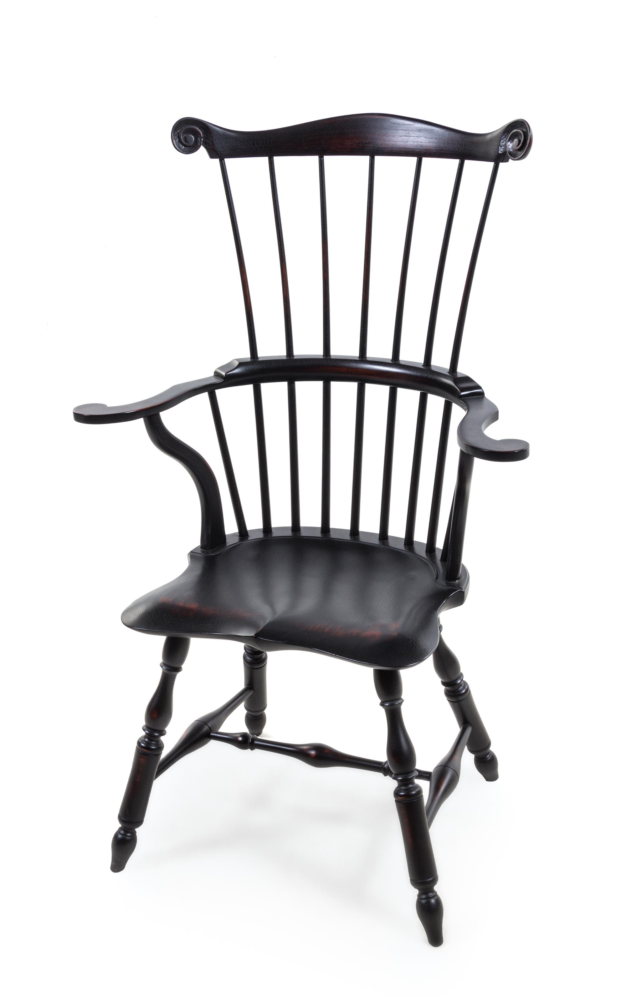 A Comb-Back Windsor Armchair Height 44 1/4 inches. — D.R. DIMES, 20TH CENTURY