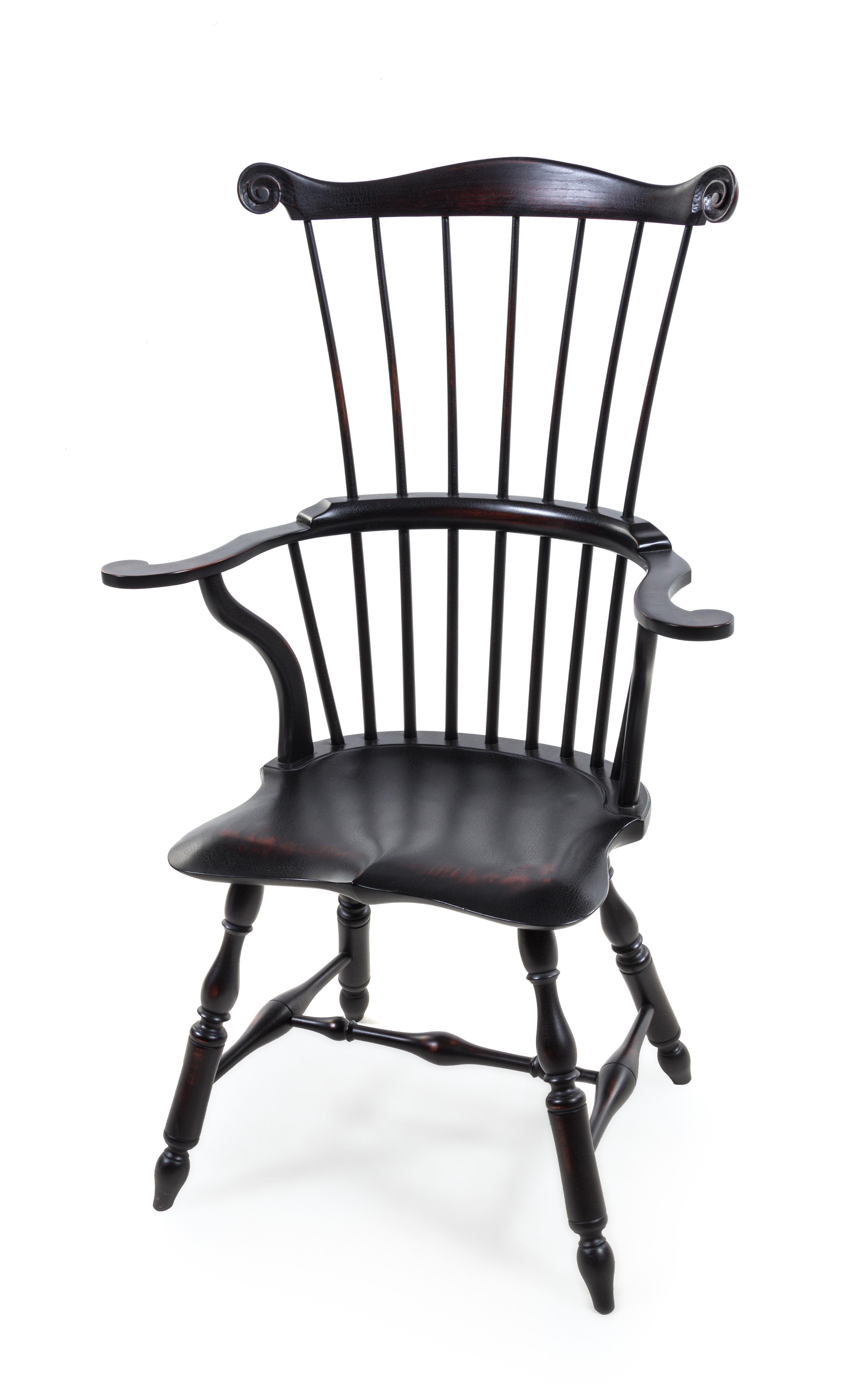 A Comb-Back Windsor Armchair Height 44 1/4 inches. — D.R. DIMES, 20TH CENTURY