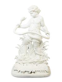 A Victorian Figural Cast Iron Umbrella Stand — EARLY 20TH CENTURY
