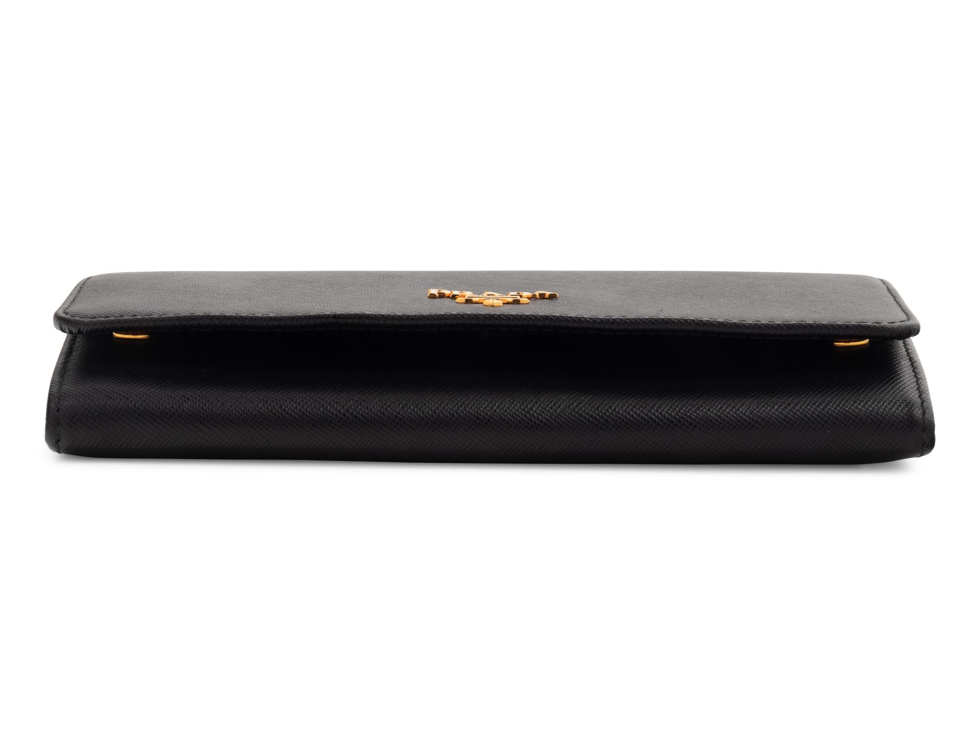 Prada Large Saffiano Wallet, 2014