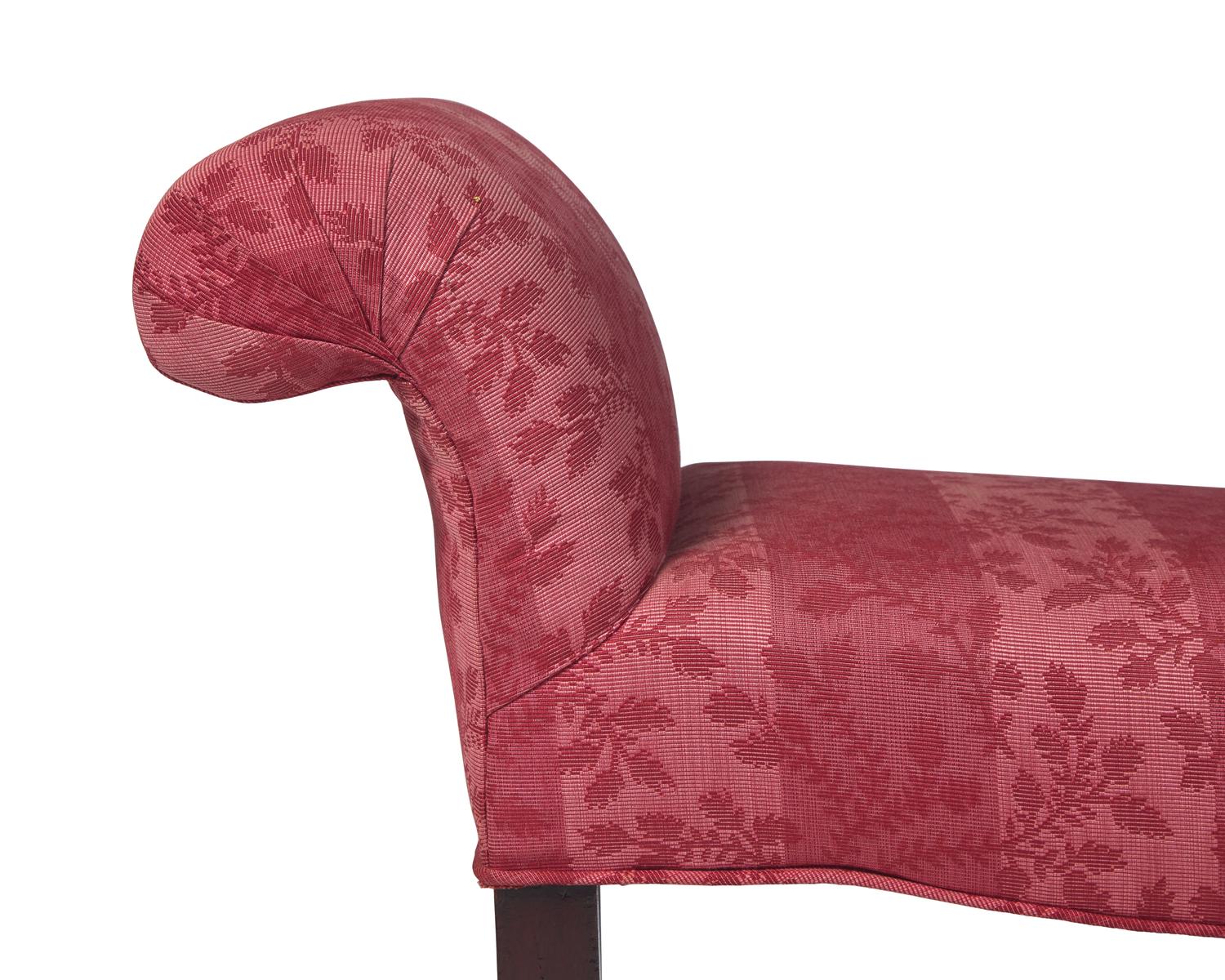 A George III Mahogany Window Bench